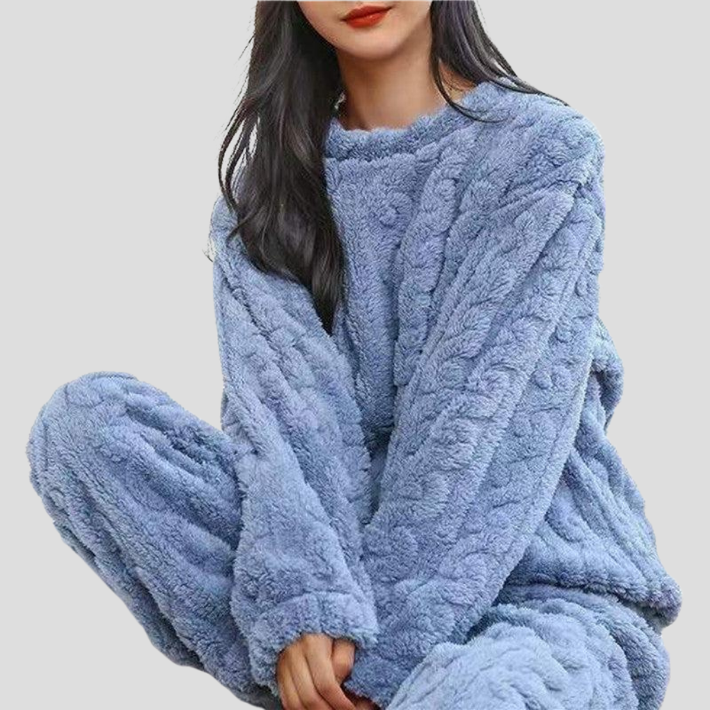 Soft Cozy Ladies Sleepwear Set - OutfitLondon