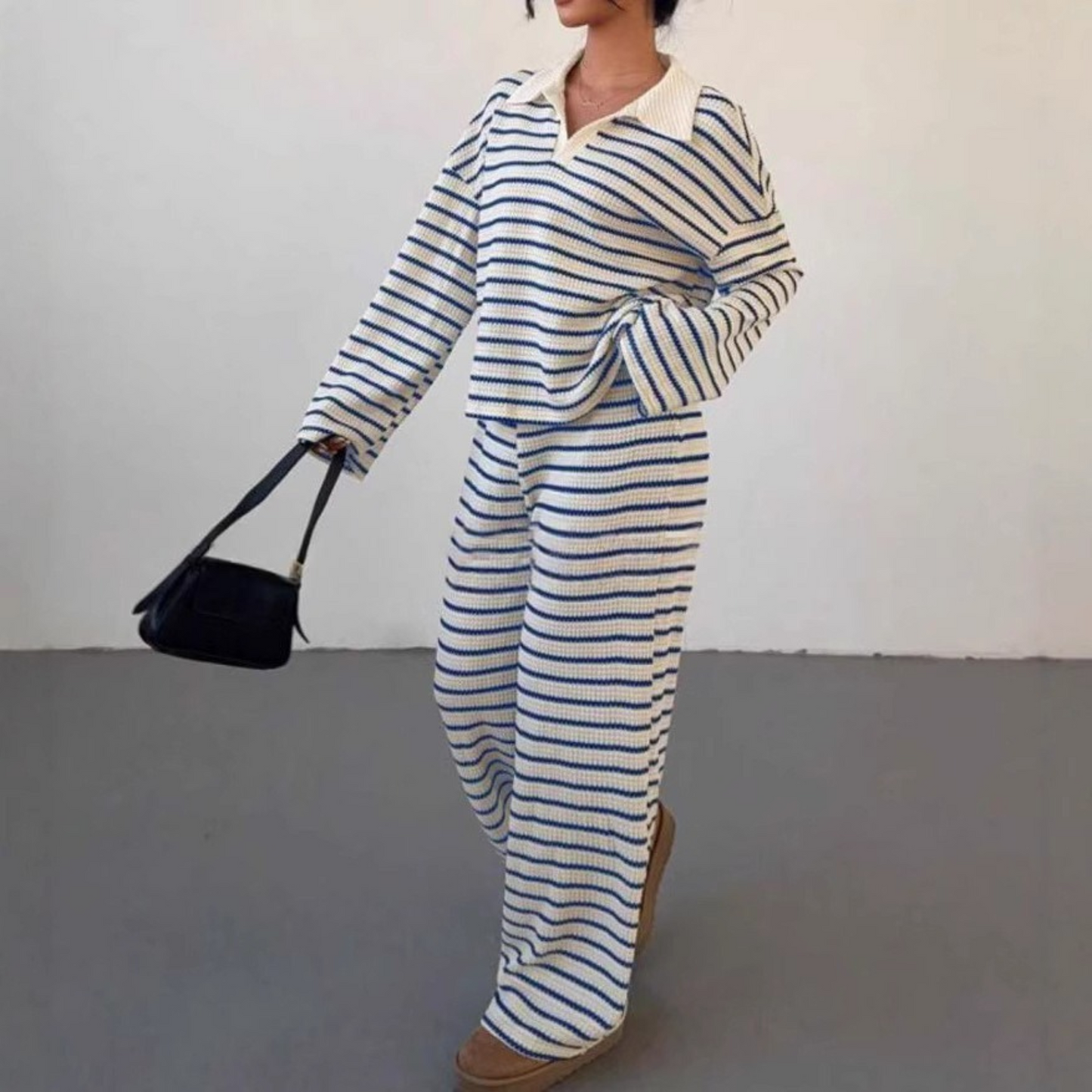 Comfy Stripe Sleepwear Set for Men and Women