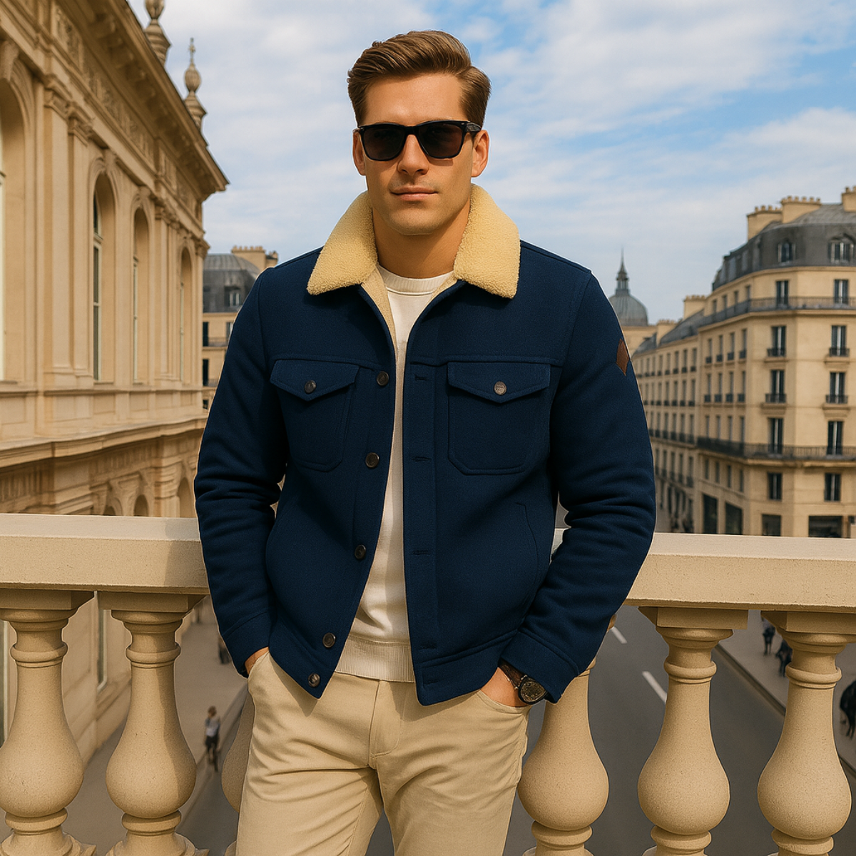 Insulated Water Resistant Mens Outdoor Jacket