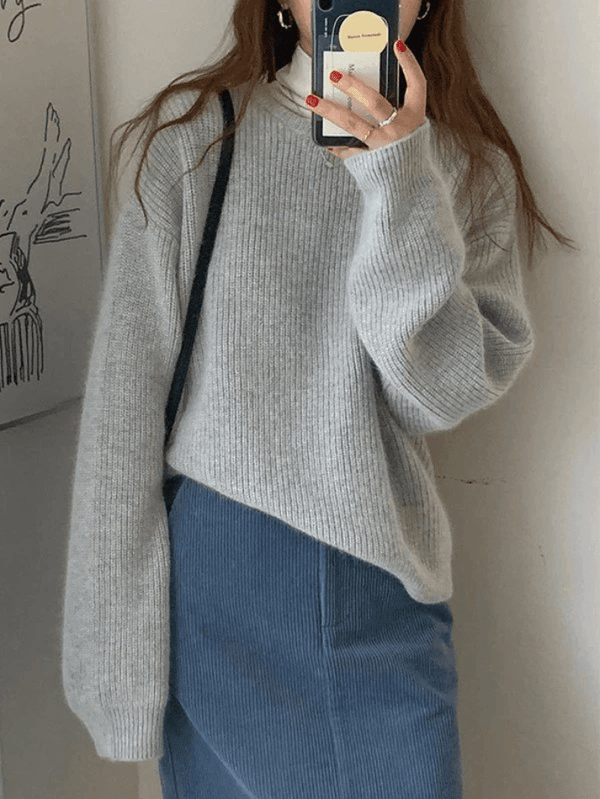 Soft Women's Large Warm Winter Sweater