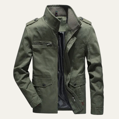 Tactical Outdoor High Neck Cargo Jacket