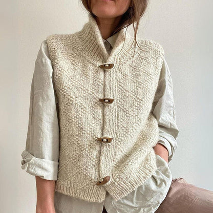 Chic Ladies Short Knitted Sweater