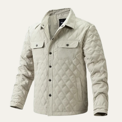 Comfortable Mens Quilted Lightweight Padded Jacket