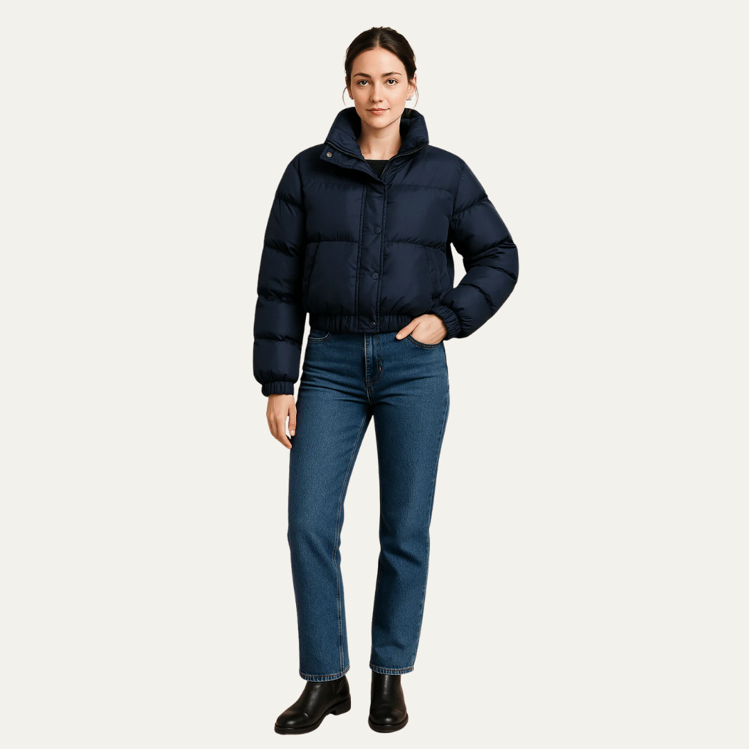 Casual Short Down Filled Jacket