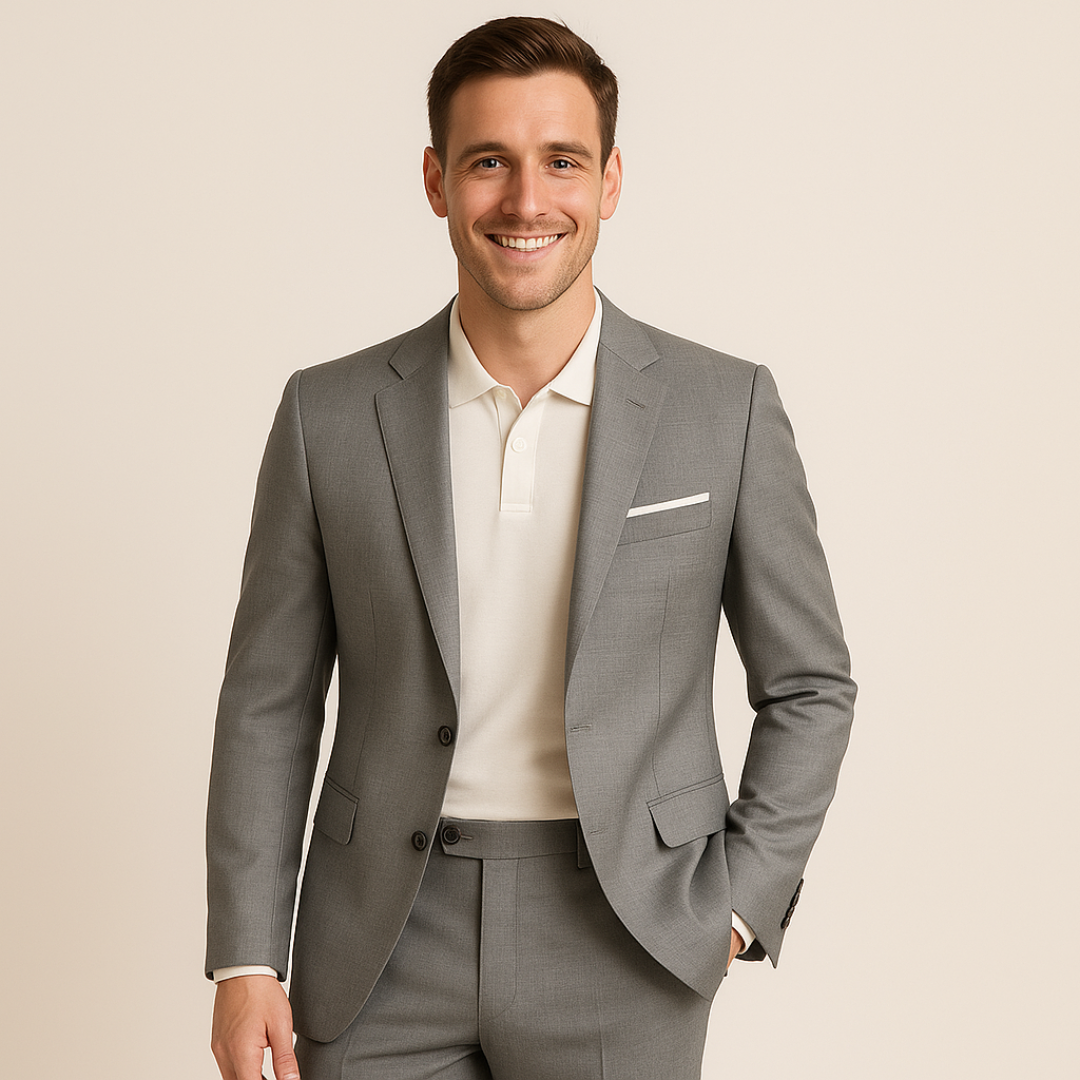Classic 2 Piece Mens Formal Business Suit