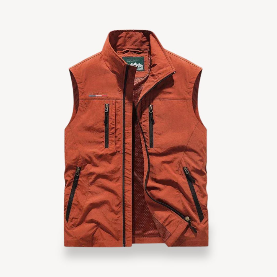 Breathable Mens Casual Sleeveless Jacket