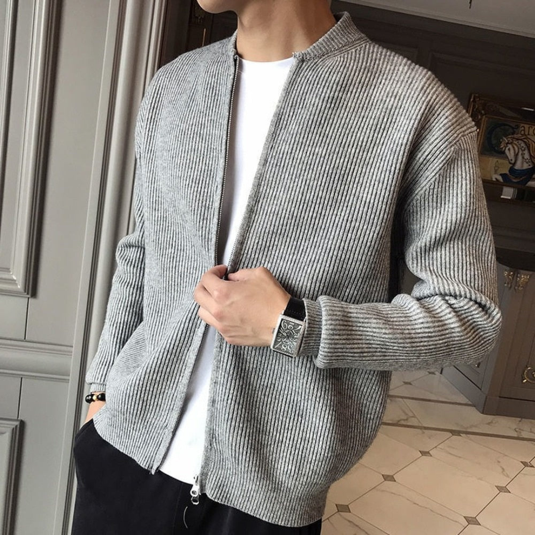 Comfy Men's Knitted Crew Sweater