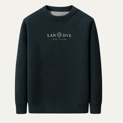 Warm Men's Fleece Lined Velvet Sweatshirt