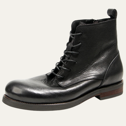 Classic Men's Brown Leather Boots - OutfitLondon