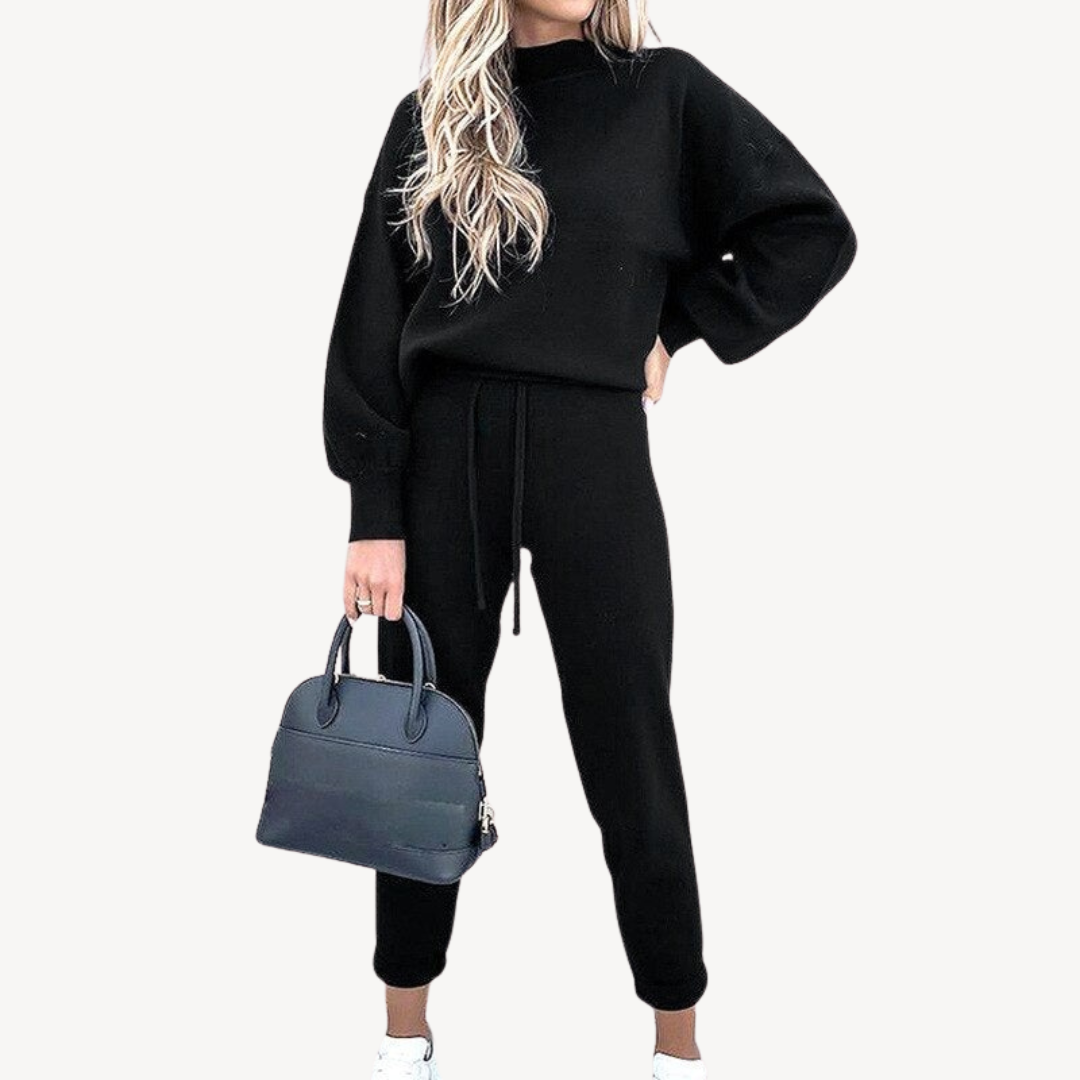 Cozy Women's Soft Knit Sweater Set
