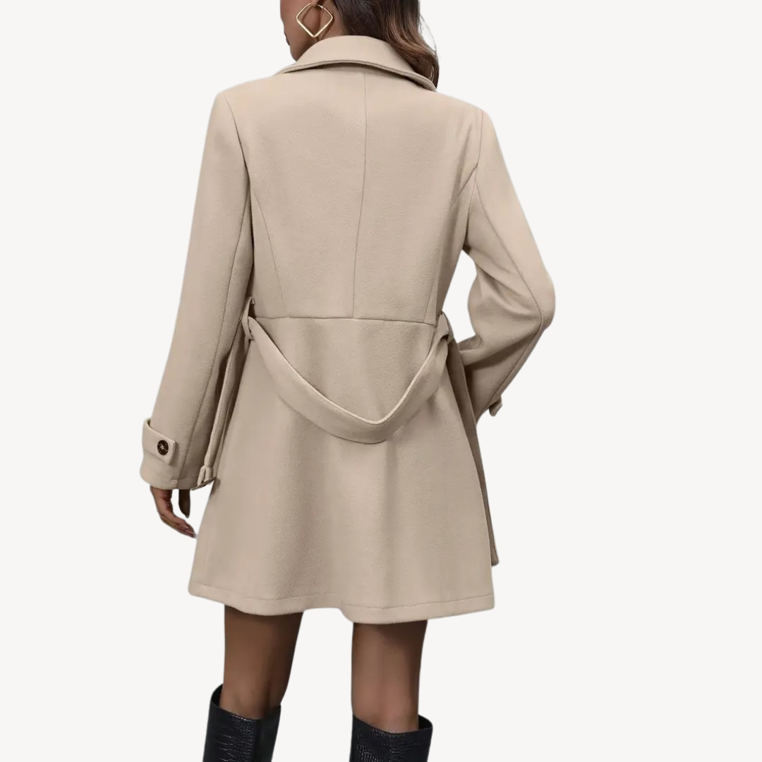 Classic Belted Waterproof Women's Trench Coat