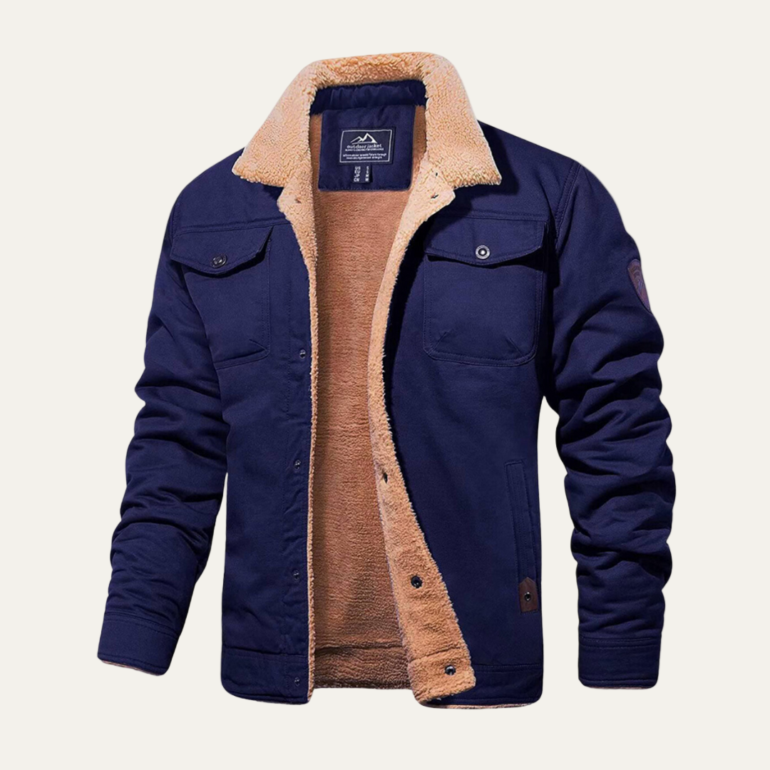 Warm Quilted Mens Padded Work Jacket