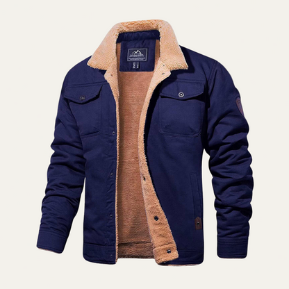 Warm Quilted Mens Padded Work Jacket