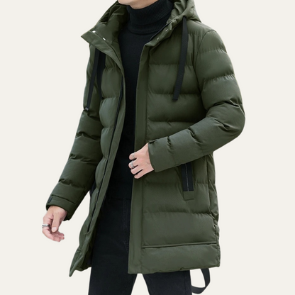 Warm Men's Full Zip Puffer Jacket