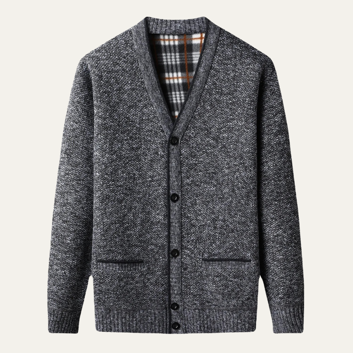 Cozy Mens Open Front Cardigan Sweater