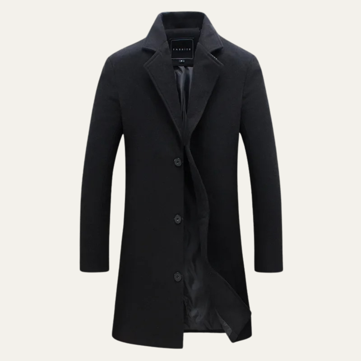 Classic Mens Stylish Wool Overcoat - OutfitLondon