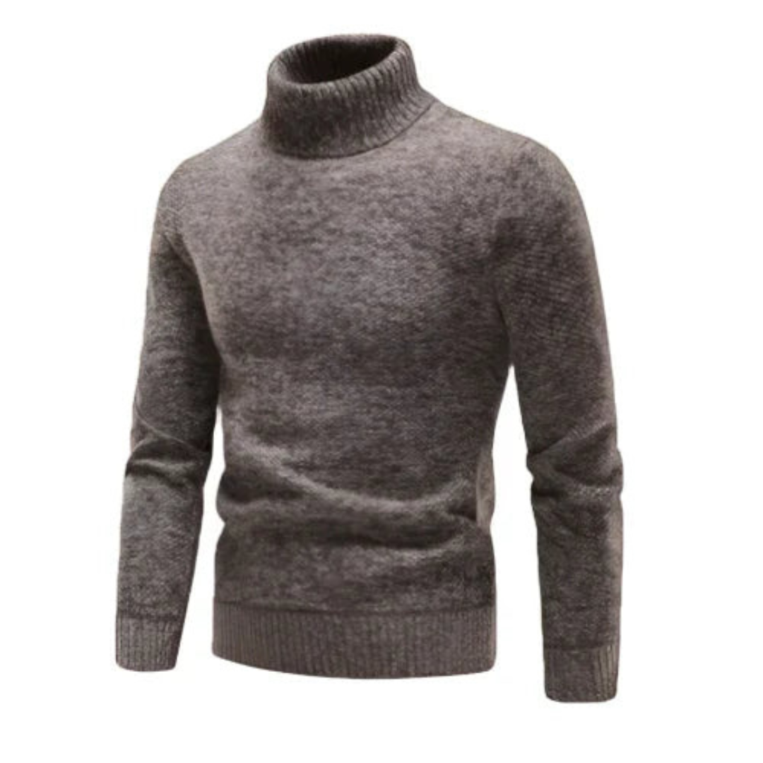 Warm Knitted Crew Neck Sweater
