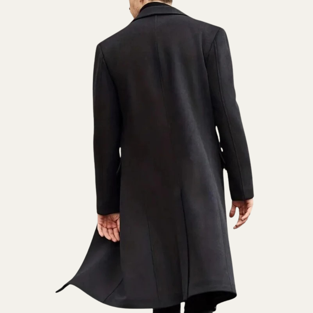 Classic Fit Waterproof Trench Coat for Men