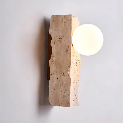 Elegant Stone LED Wall Lamp