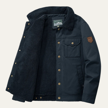 Thermal Insulated Men's Winter Fleece Jacket Outdoor Coat