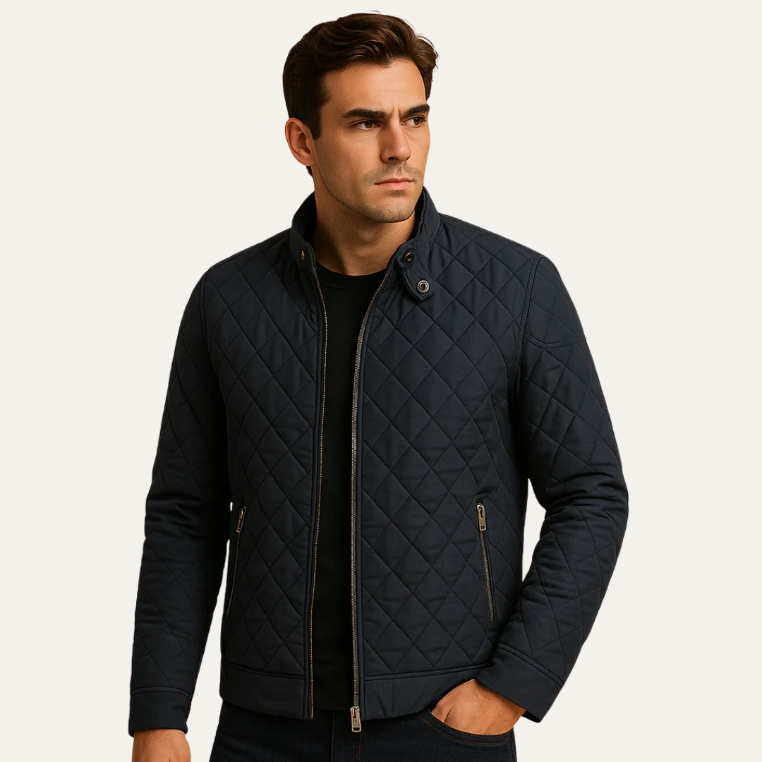Men's Vintage Padded Quilted Jacket