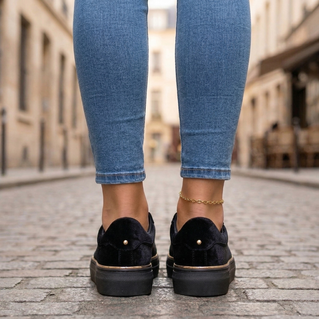 Comfy Lace Up Sneakers for Women Casual Style Shoes