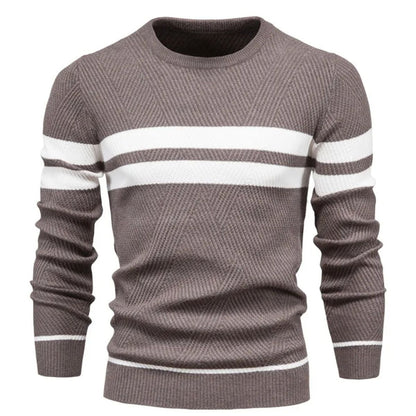 Stylish Mens Long Sleeve Fall Sweater