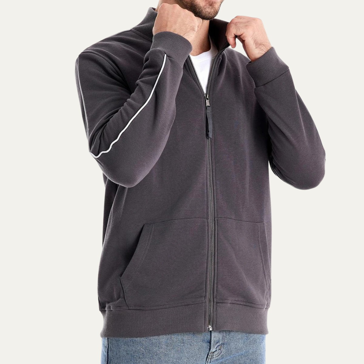Comfortable Men's Breathable Zipper Jacket