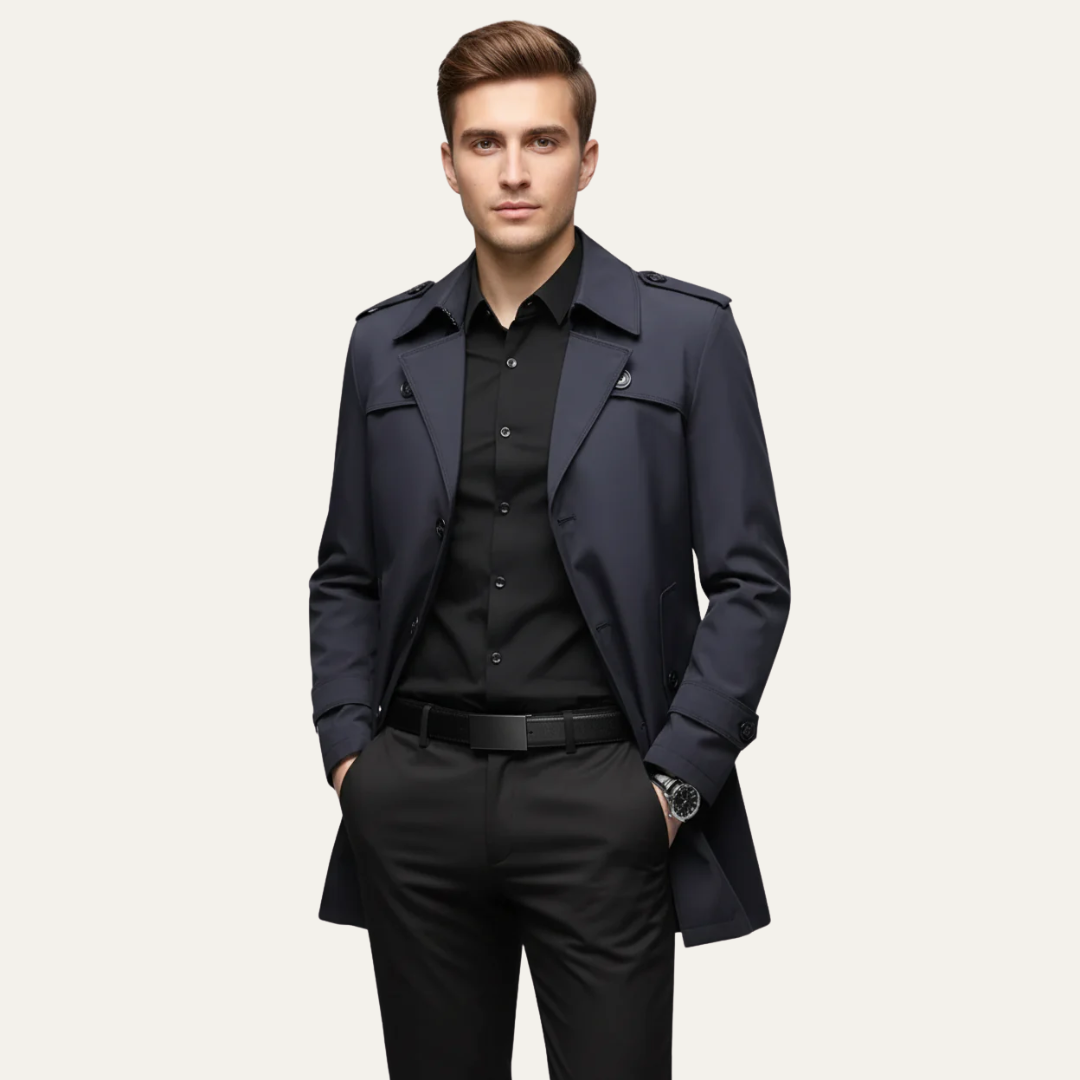 Men's Traditional Waterproof Short Coat - OutfitLondon
