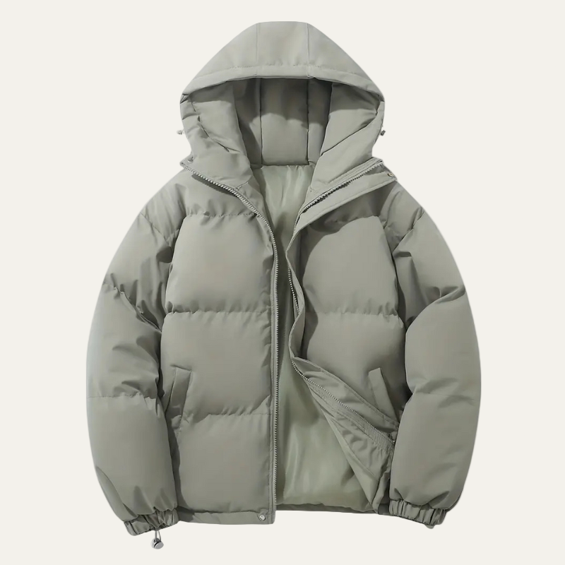 Big & Tall Quilted Puffer Coat for Men