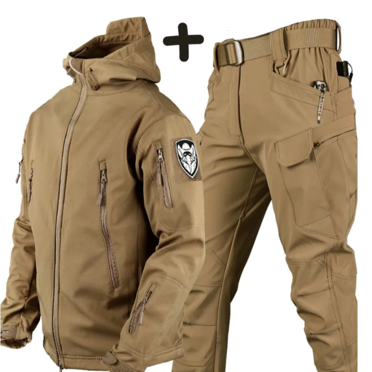 Tough Outdoor Cargo Jacket and Pants Set