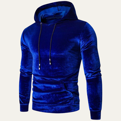 Soft Fleece Men's Hooded Sweatshirt with Pouch Pocket
