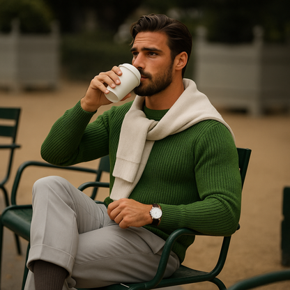 Soft Merino Wool Crew Neck Sweater