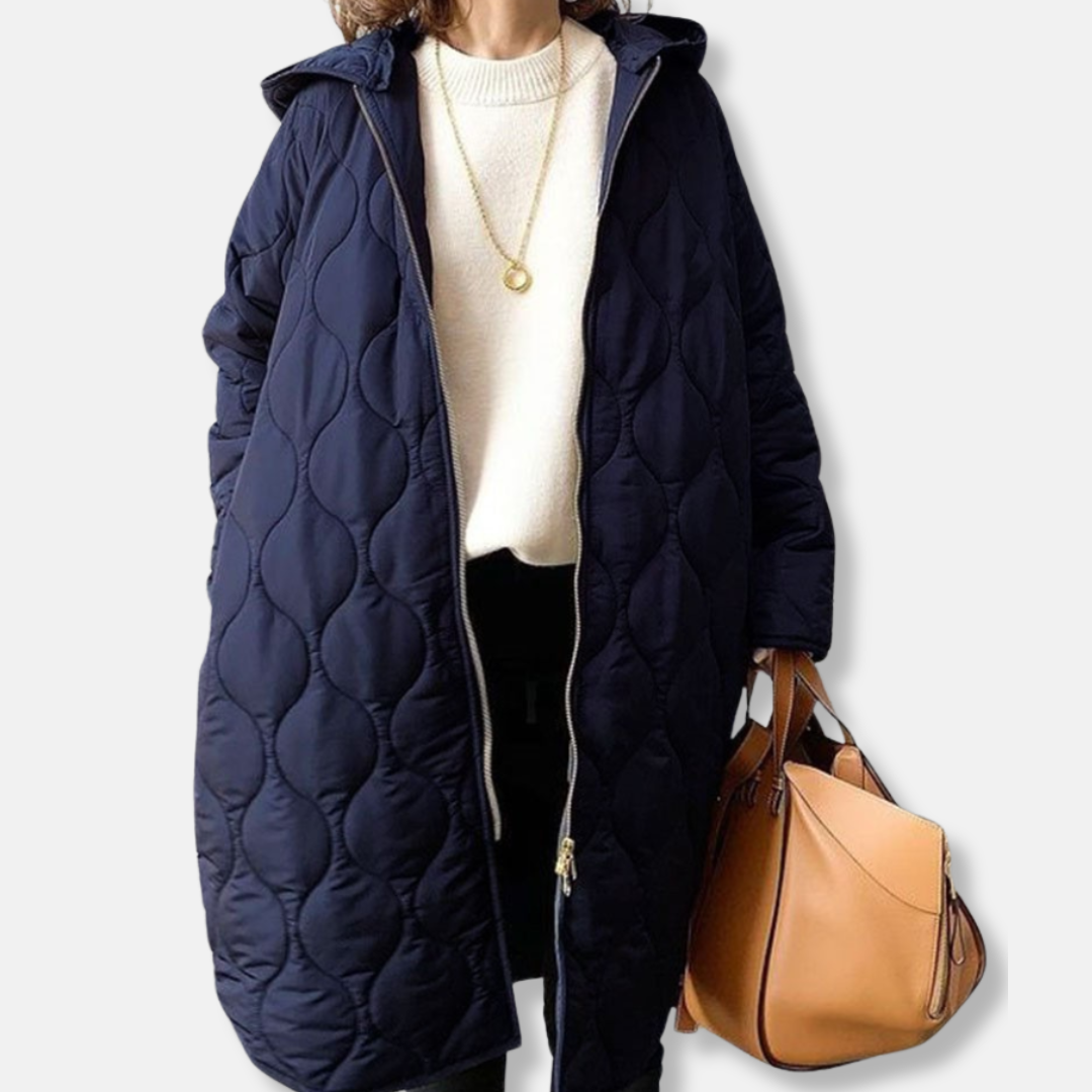 Warm Oversized Parka Coat | Thick Quilted Winter Jacket - OutfitLondon