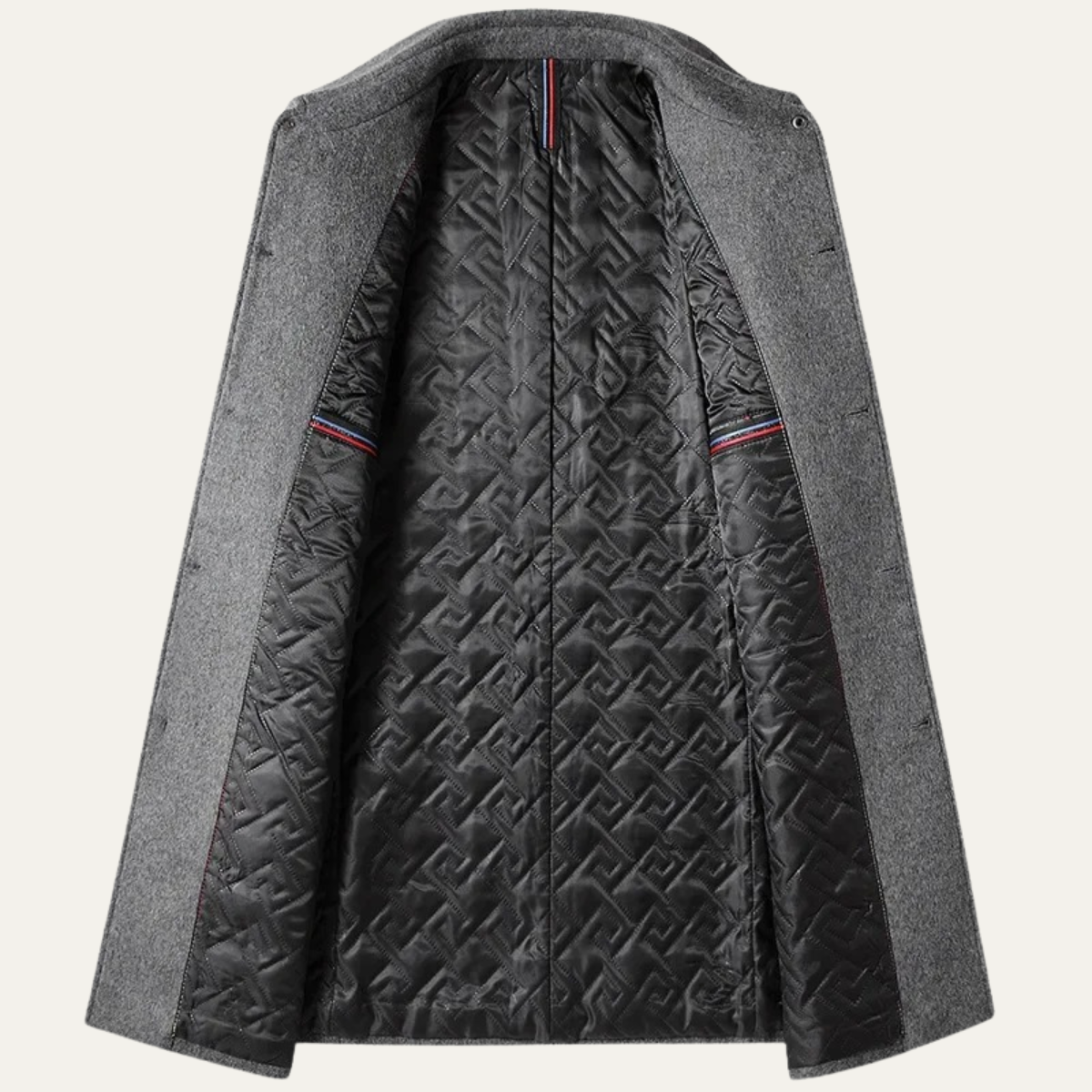 Classic Men's Thermal Wool Overcoat