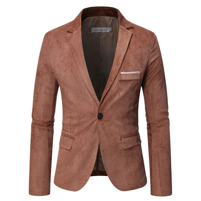 Casual Classic Mens Corduroy Coat - OutfitLondon