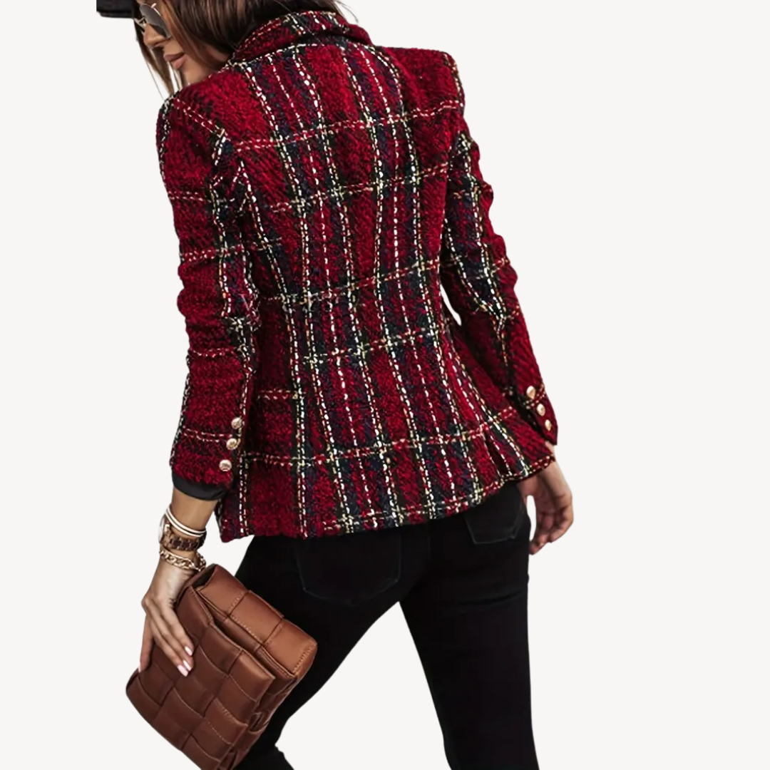 Classic Checked Wool Jacket