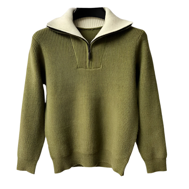 Warm Quarter Zip Men's Fleece Jacket