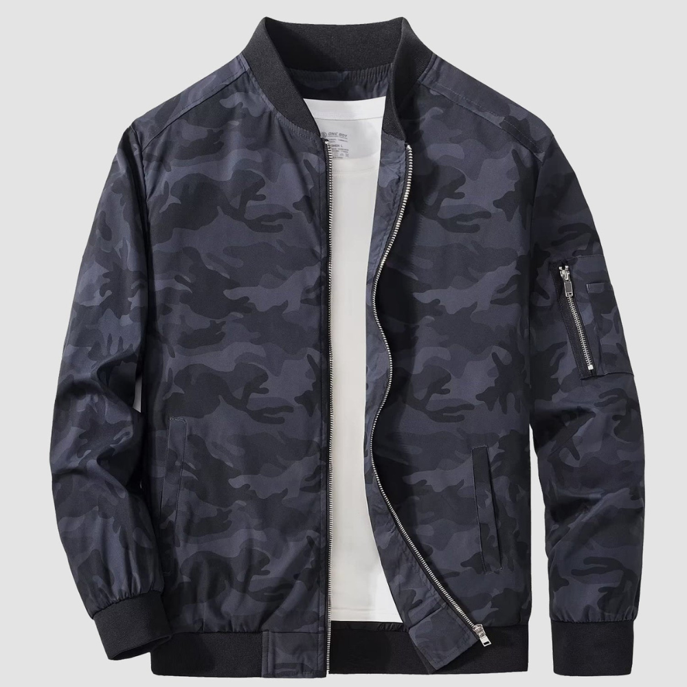Slim Fit Mens Bomber Jacket Lightweight