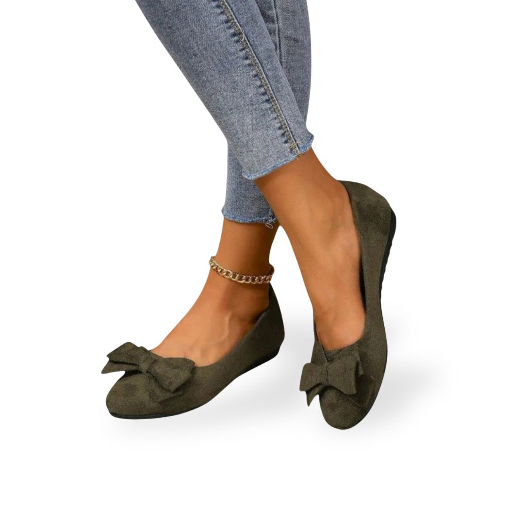 Comfortable Leather Arch Support Flat Shoes Women