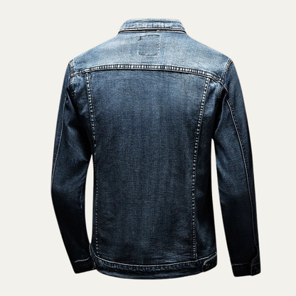 Men's Vintage Inspired Blue Jean Jacket