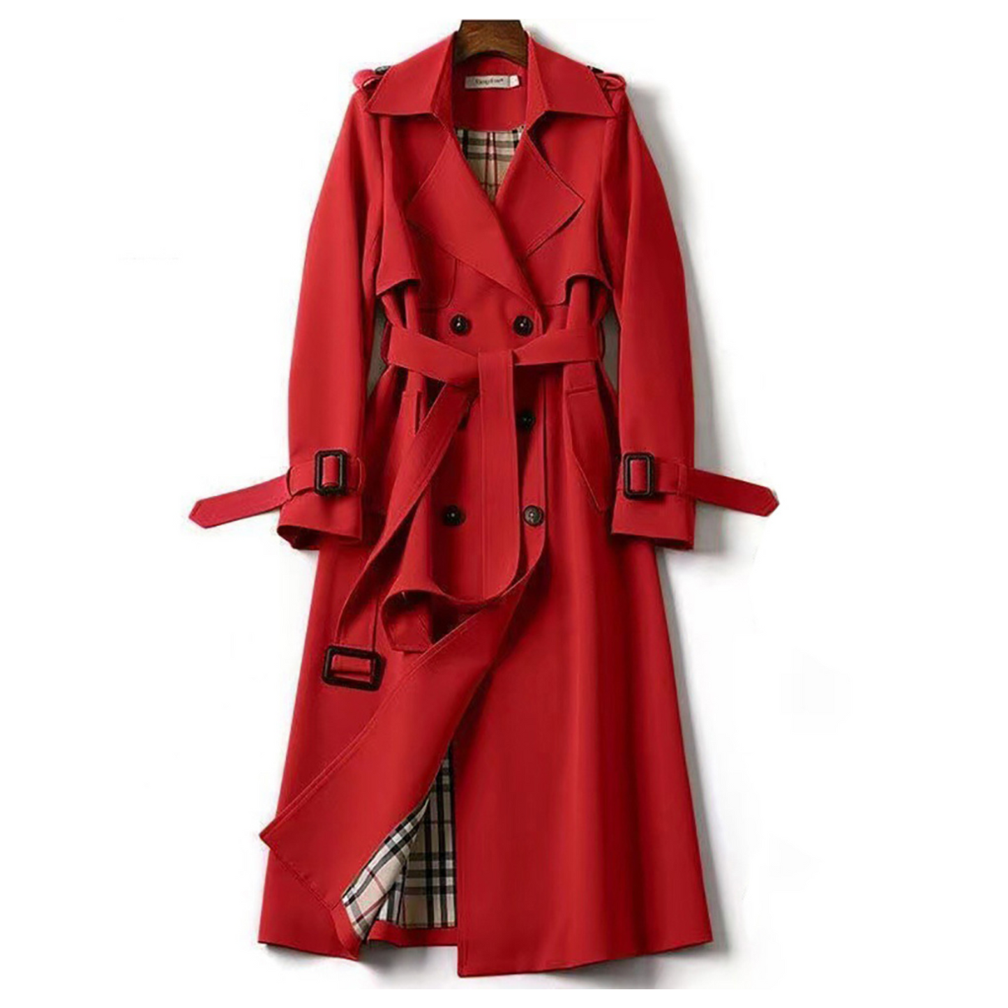 Classic Waterproof Trench Coat with Belt