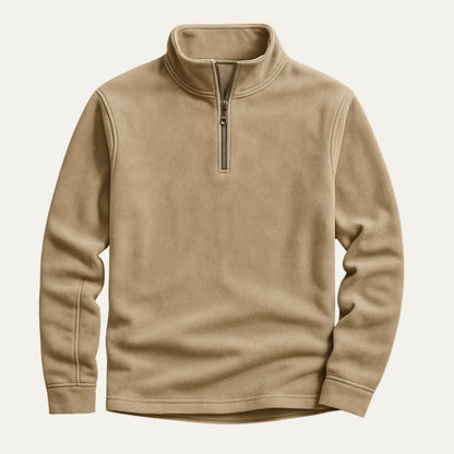 Warm Fleece Quarter Zip Mens Jacket