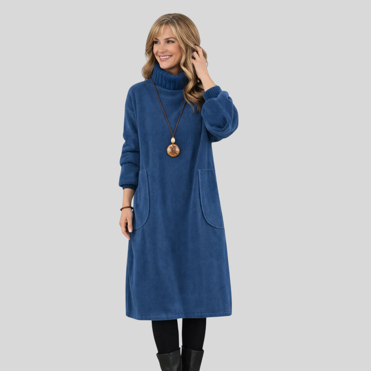 Women's Classic Turtleneck Dress