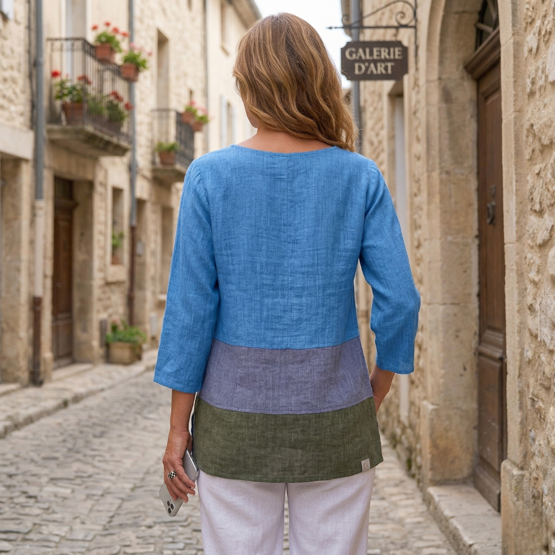 Relaxed Fit V Neck Tunic Shirt Comfortable Casual Top