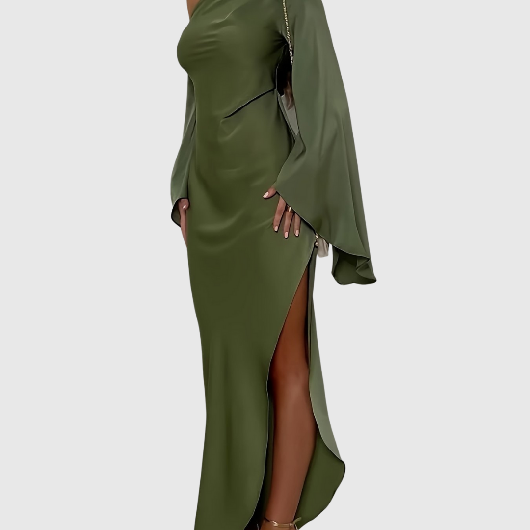 Sleek One Shoulder Formal Gown