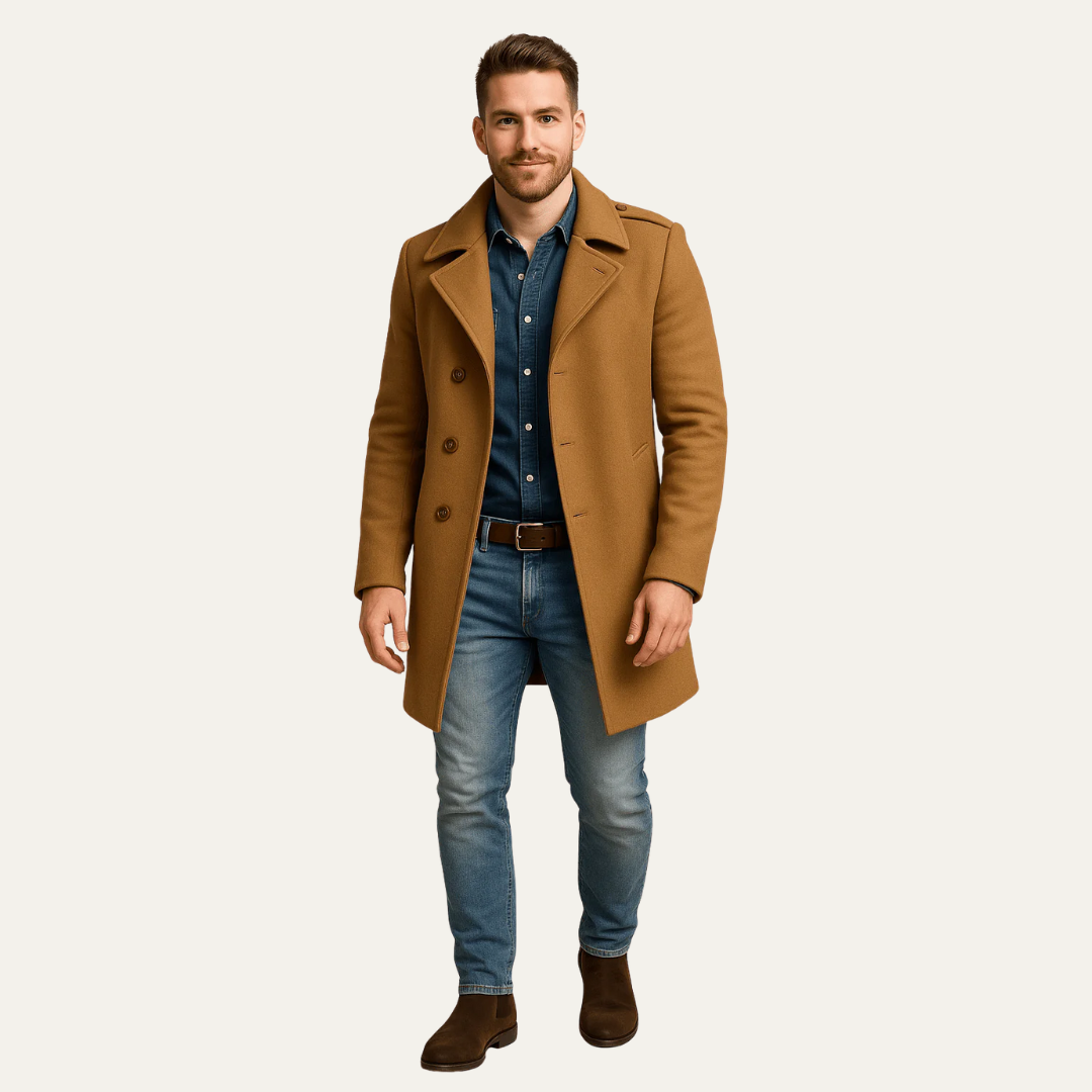 Timeless Fit Men's Overcoat