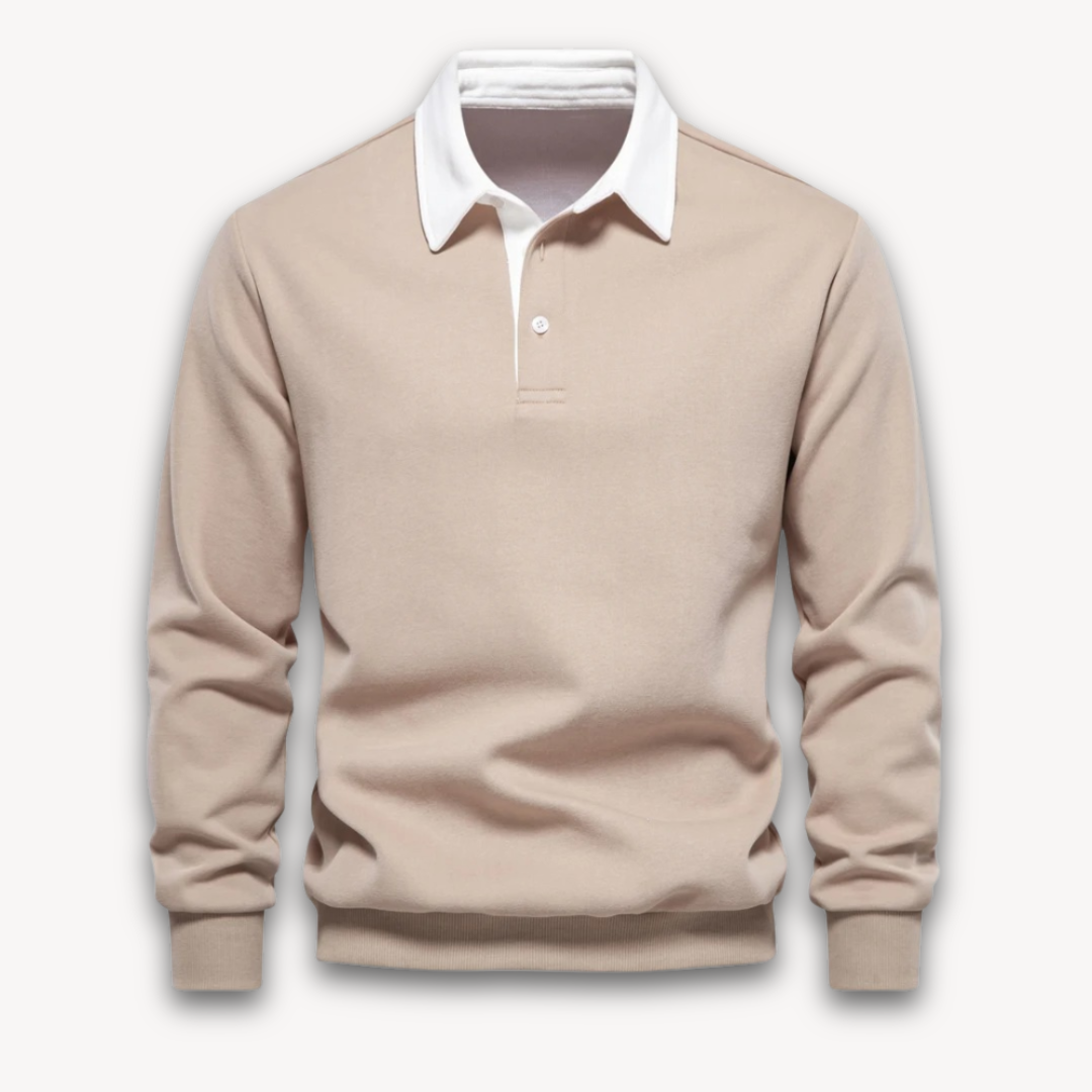 Men's Traditional Striped Polo Shirt