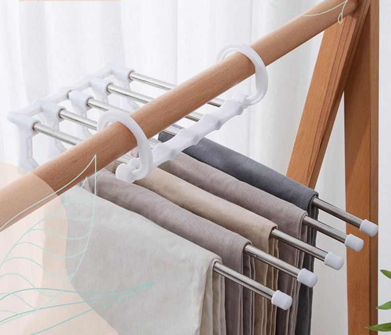Compact Closet Organiser Pants Hanger - OutfitLondon