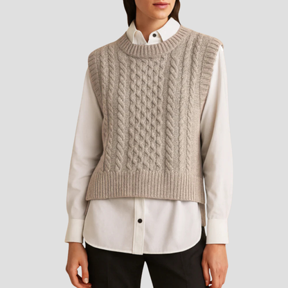 Soft Knit Winter Sweater Vest
